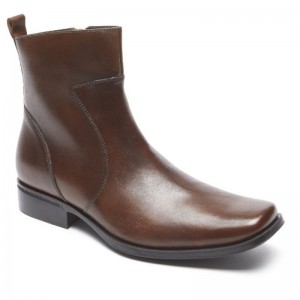 Men Rockport High Trend Toloni Booties Brown USA | CI4-62136