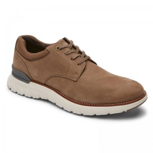 Men Rockport Total Motion Sport Oxford Shoes Brown USA | NI5-45684