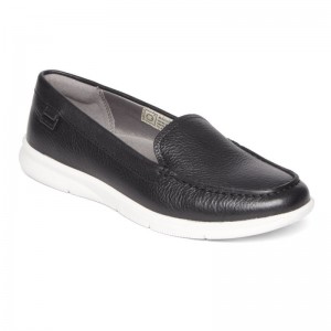 Women Rockport Ayva Washable Loafers Black USA | YM9-74627