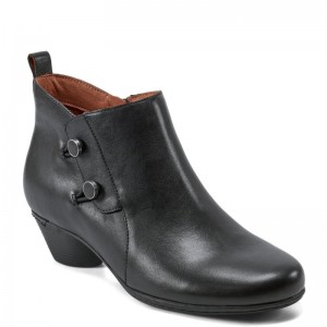 Women Rockport Larsa Casual Booties Dark Brown USA | TT7-78857